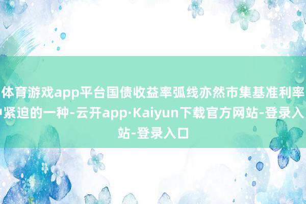 体育游戏app平台国债收益率弧线亦然市集基准利率中紧迫的一种-云开app·Kaiyun下载官方网站-登录入口