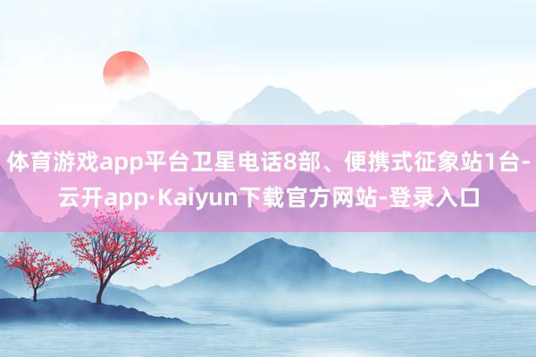 体育游戏app平台卫星电话8部、便携式征象站1台-云开app·Kaiyun下载官方网站-登录入口